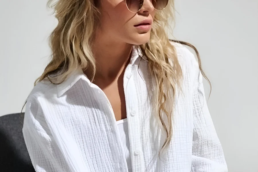 Elegant Cotton Blouse