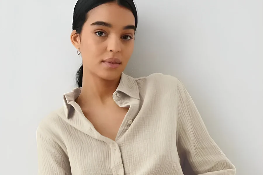 Soft Muslin Shirt for Summer