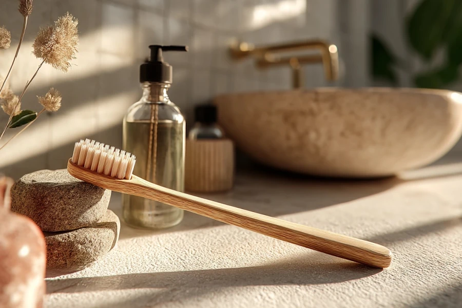 Soft Bristle Bamboo Toothbrush Set